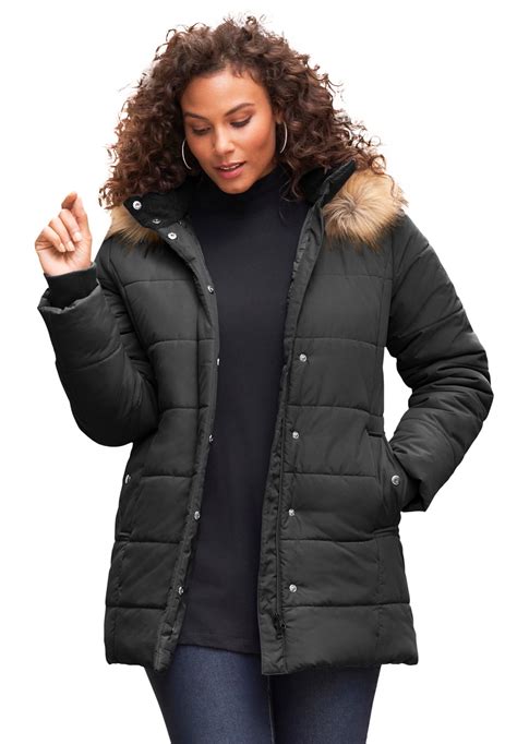 winter puffer jacket women